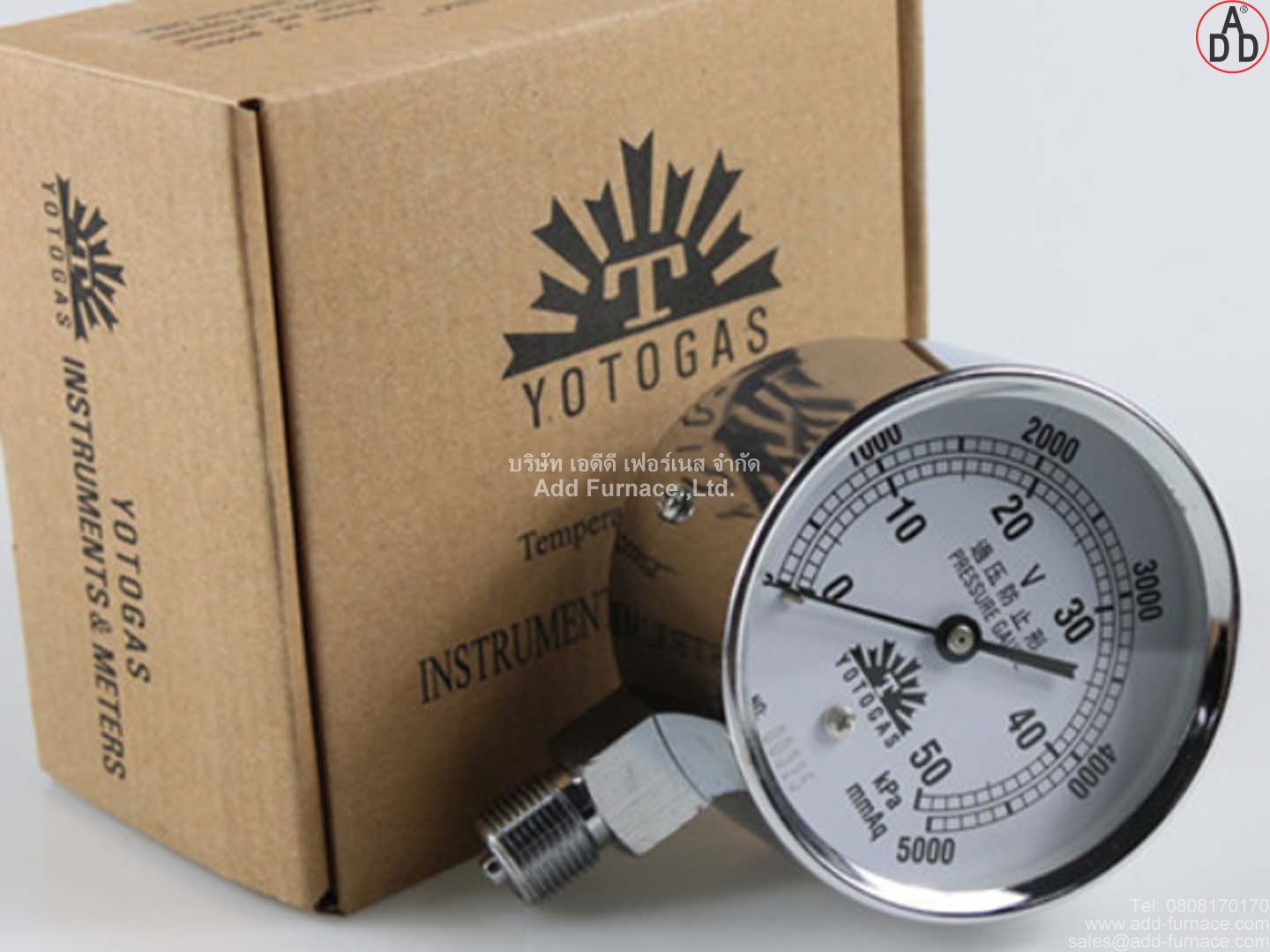 YOTOGAS PRESSURE GAUGE 0-50kPa(1)